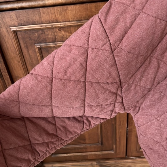 Z Supply Quilted Bomber Jacket in Rust - Picture 7 of 15